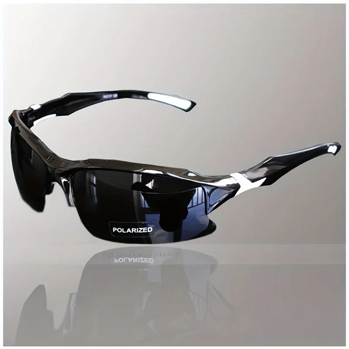 Outdoor Polarized Fashionable Sports Glasses for Men and Women, Windproof Suitable for Baseball Running Fishing Golf and Driving